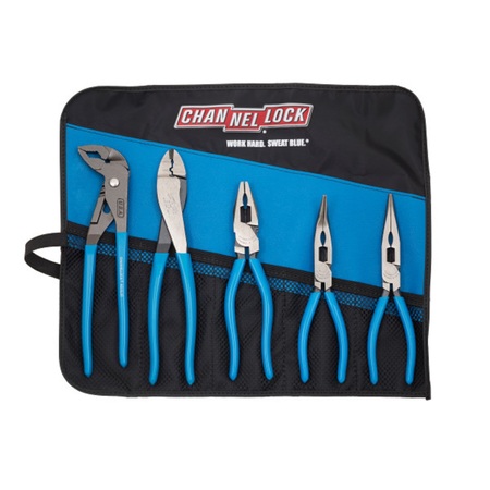 Channellock TOOL ROLL-54 5pc Elite Pro Plier Set TOOL ROLL-54